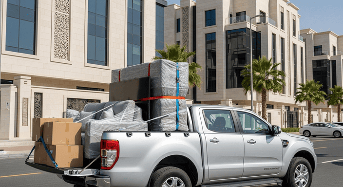 سيارة نصف نقل لنقل العفش بالرياض