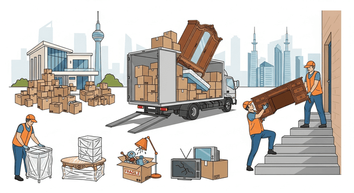 أخطاء شائعة عند نقل العفش