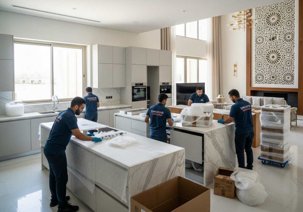 نقل وتركيب مطابخ