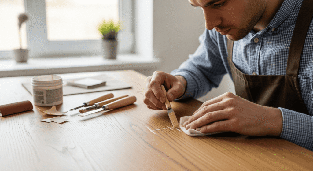 دليلك الكامل لمعالجة خدوش الأثاث وحيل سهلة لإخفائها