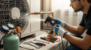 علامات تسرب غاز الفريون من المكيف